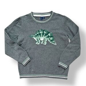 Janie & Jack | Intarsia Knit Dinosaur Pullover Sweater (6)